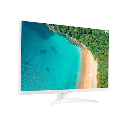 Lg Smart Tv 27" Led Full Hd Monitor 27Tq615S-Wz Bianco Dvb/T2/S2 Wi-Fi Fhd Ips