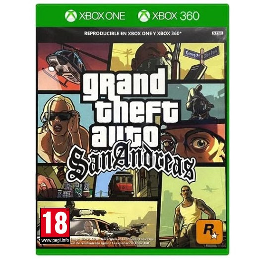Gta Grand Theft Auto: San Andreas Xbox One / 360 Gioco Eu Nuovo Sigillato