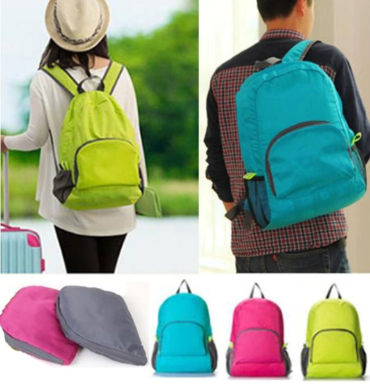 Zaino Zainetto Colorato Da Uomo Donna Scuola Sport Trekking Borsa Richiudibile