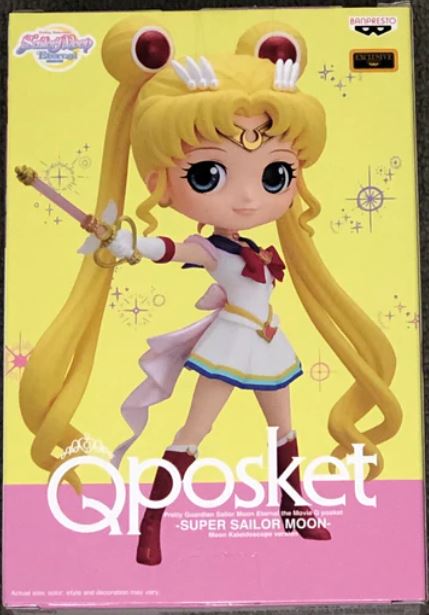 BANPRESTO Q POSKET SUPER SAILOR MOON KALEIDOSCOPE PRETTY GUARDIAN ETERNAL 15CM