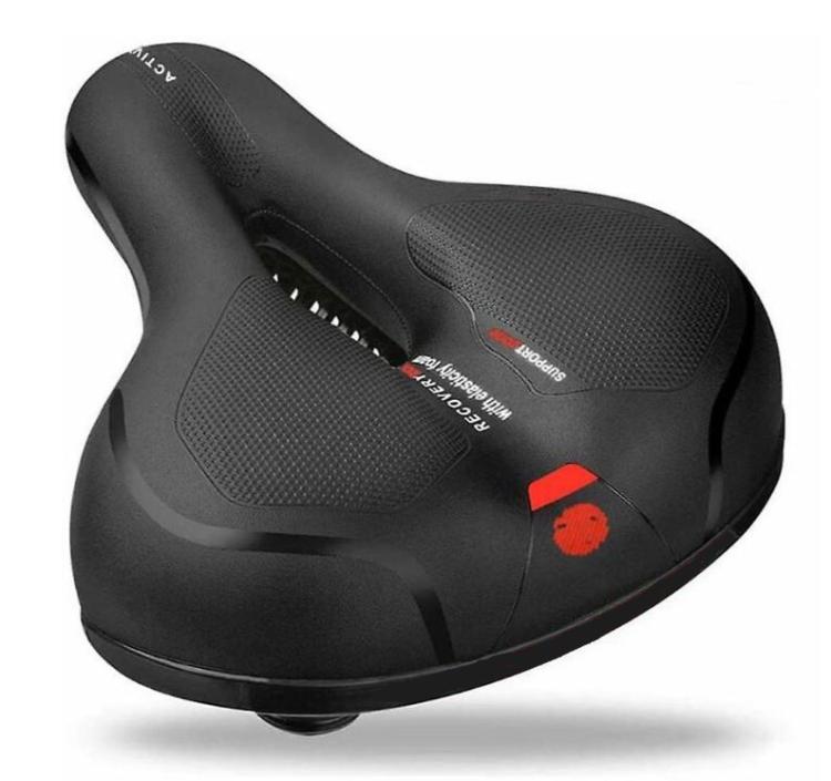 Sellino Bicicletta Gel Memory Foam Sella Ammortizzata Bici Comoda Anti Prostata