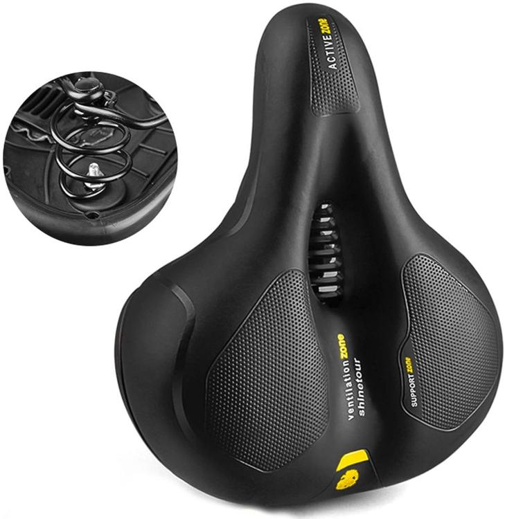 Sellino Bicicletta Gel Memory Foam Sella Ammortizzata Bici Comoda Anti Prostata