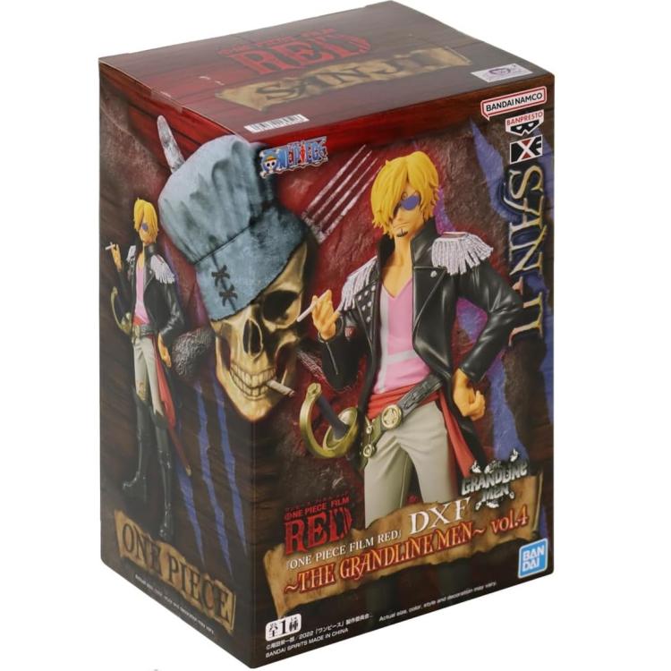 BANPRESTO BANDAI: ONE PIECE FILM RED DXF THE GRANDLINE MEN VOL.4 - SANJI STATUA