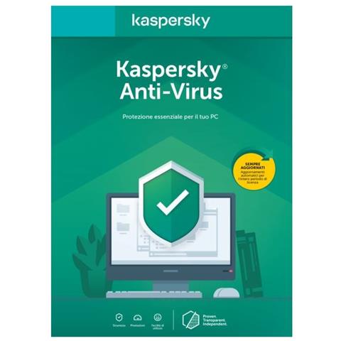 Kaspersky Antivirus 2020 3 Pc Kl1171T5Cfs-20Slim Sicurezza Computer Virus Hacker