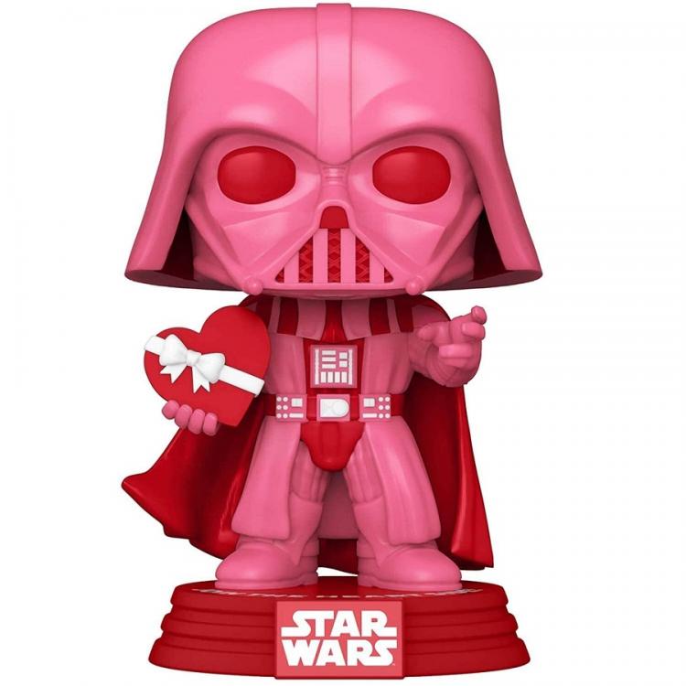 Funko Pop ! Star Wars Valentines - Darth Vader (417) Vinyl Pink Bobble-Head Rosa