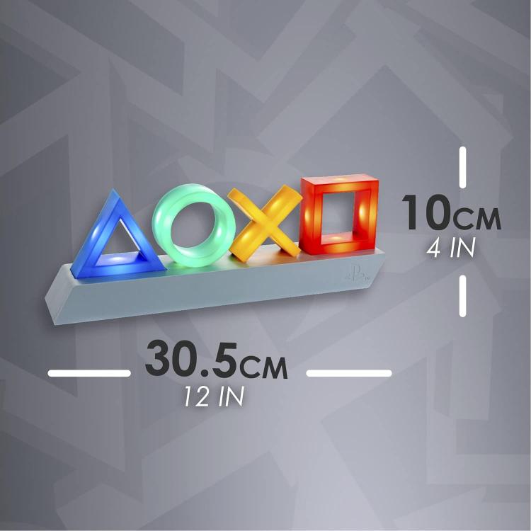 Paladone Lampada Ufficiale Sony Playstation Icons Light V3 Led Ps5 Multicolor Pc