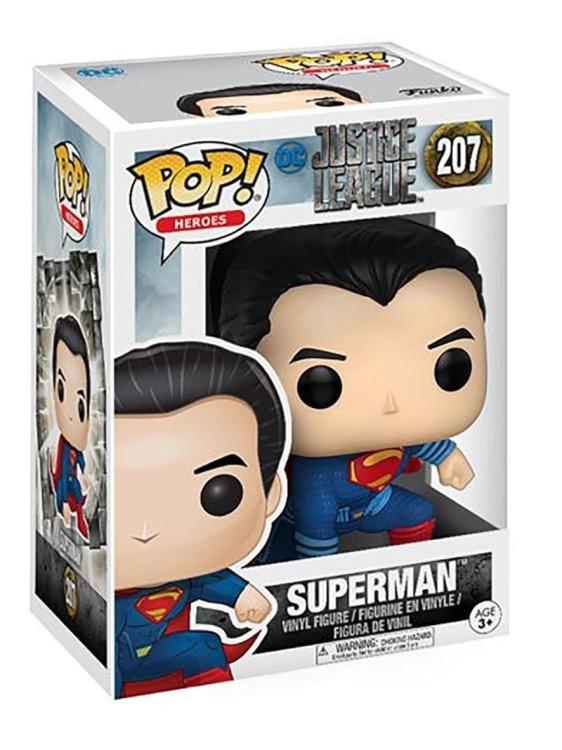 Funko Pop ! Dc Heroes Justice League - (207) Superman Statuetta Vinyl Figure 9Cm