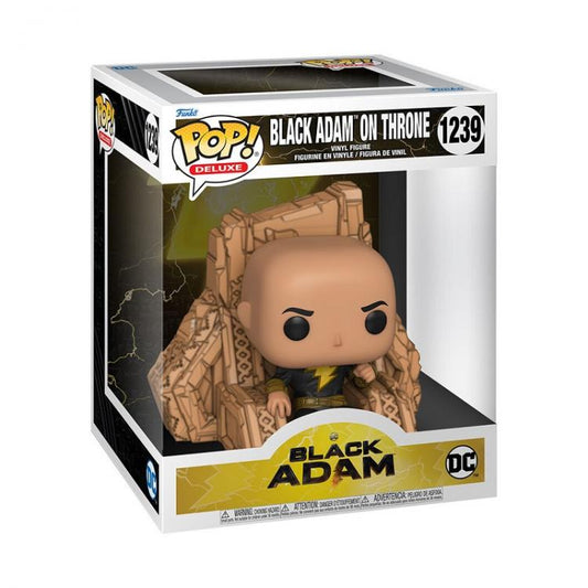 Funko Pop ! Deluxe Black Adam - Black Adam On Throne (1239) Dc Vinyl Figure