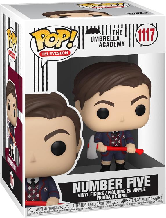Funko Pop ! Television The Umbrella Academy (1117) Number Five Vinyl Figure 9Cm