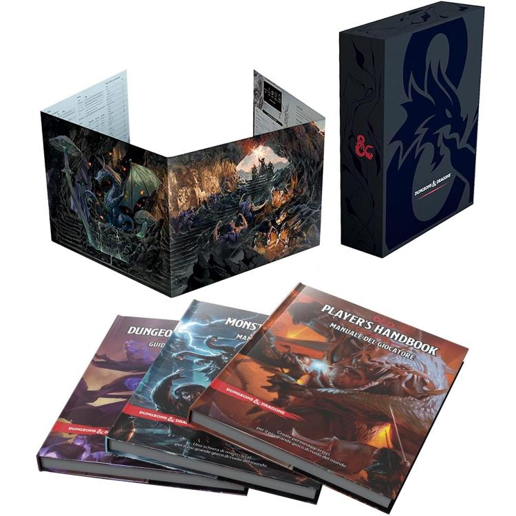 Dungeons & Dragons Set Regalo Manuale Giocatore + Mostri + Guida Base - Italiano