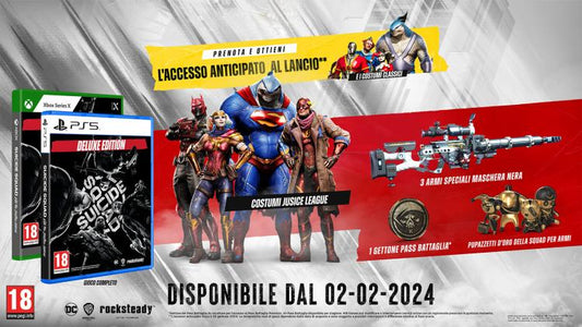 Suicide Squad Kill The Justice League Deluxe Edition Ps5 Gioco Ita Playstation 5