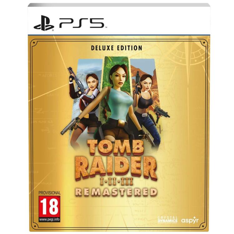 Tomb Raider I-Iii Remastered Deluxe Edition Ps5 Starring Lara Croft Playstation