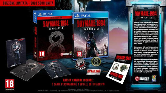 DAYMARE:1994 SANDCASTLE PS4 LIMITED EDITION GIOCO PLAYSTATION 4 PAL ITA HORROR