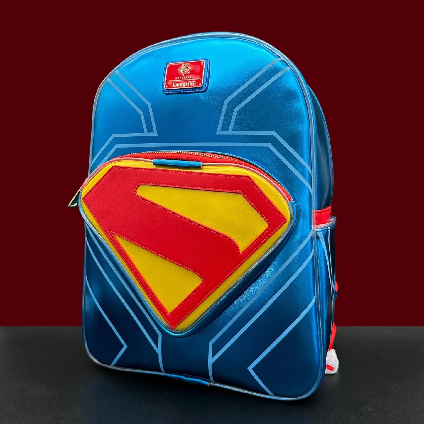 Funko Loungefly Warner Bros - Zainetto DC Superman Glow Full-Size Backpack