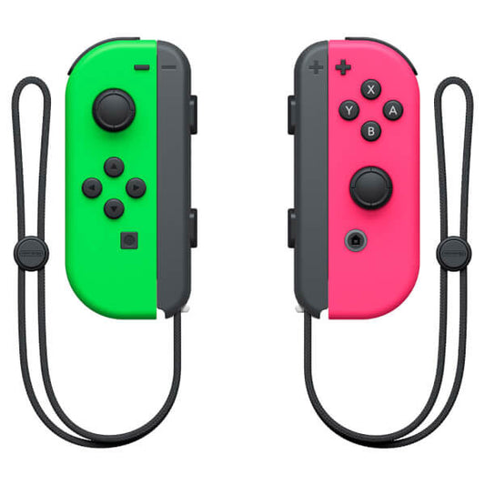 Joy-Con Coppia Controller Nintendo Switch Verde Rosa Pad Joystick Ufficiale Neon