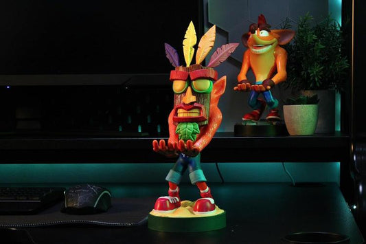 Cable Guys - Crash Bandicoot (Aku) Statuetta Base Ricarica Smartphone Controller
