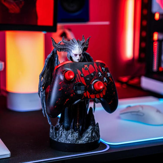 Cable Guys - Diablo IV (Lilith) Statuetta Base Ricarica Smartphone e Controller