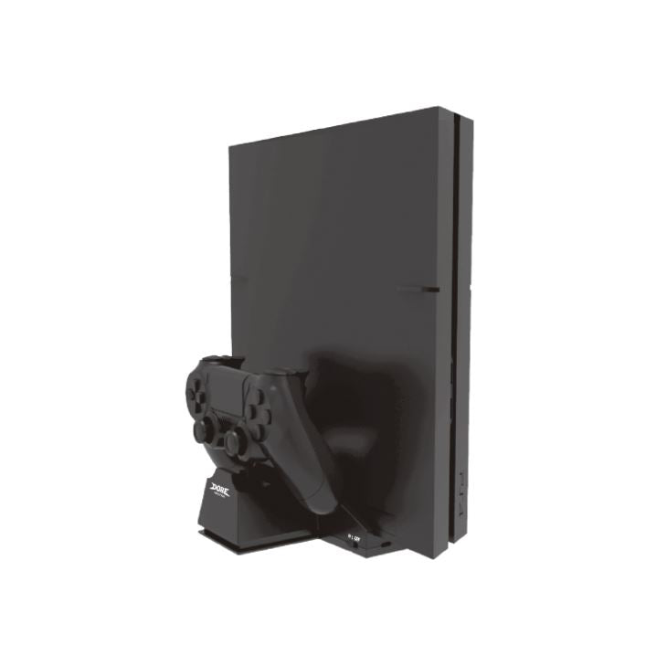 Supporto Verticale Per Ps4 Slim/Pro + Base Ricarica Joypad Controller Stand Dock
