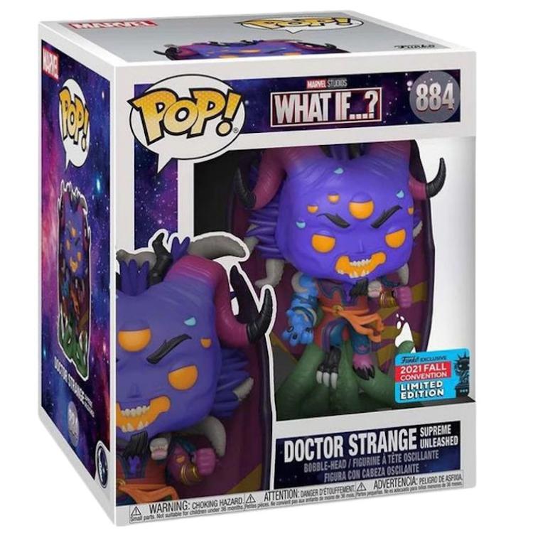 Funko Pop ! Marvel - What If - (884) Doctor Strange Supreme Unleashed Vinyl 9Cm