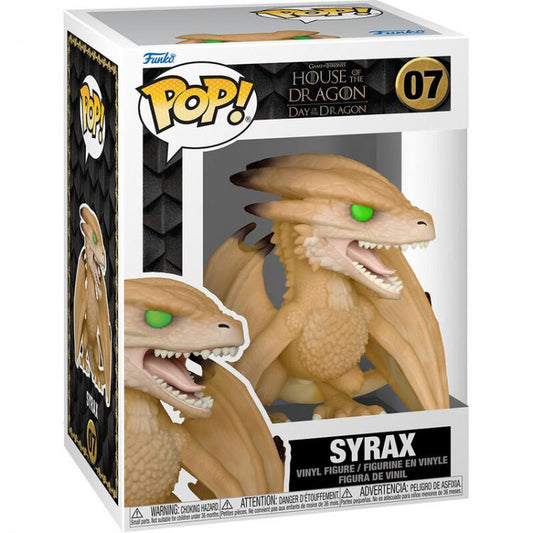 Funko Pop ! Game Of Thrones House Of The Dragon - Syrax (07) Drago Vinyl Figure