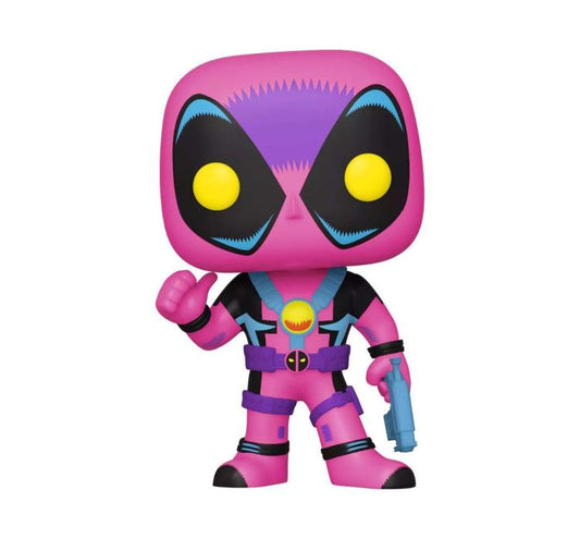 Funko Pop ! Marvel Studios Blacklight (801) Deadpool Statuetta Vinyl Figure 9Cm