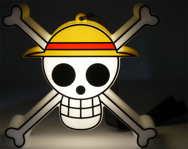 Teknofun Lampada One Piece Skull Atmosfera Led Light-Up Anime Luffy Op Logo