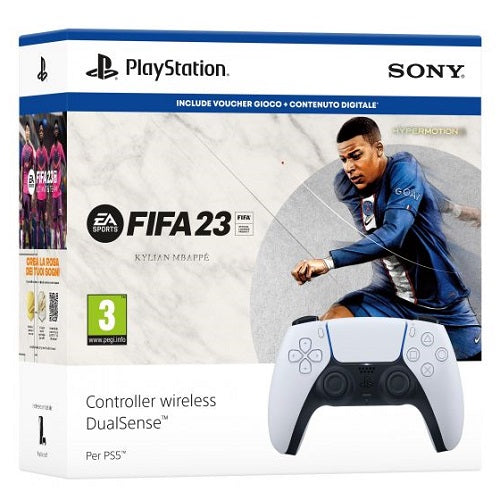 Sony Bundle Ps5 Controller Wireless Dualsense + Fifa 23 Playstation 5 Italiano