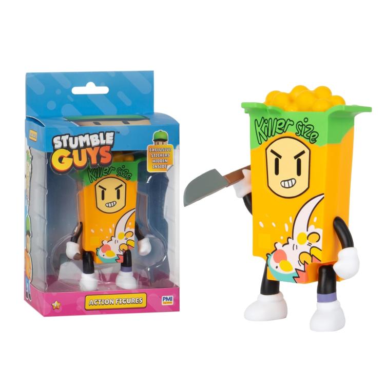 Stumble Guys Action Figure Pmi Cereal Killer Con Adesivi Esclusivi Nascosti