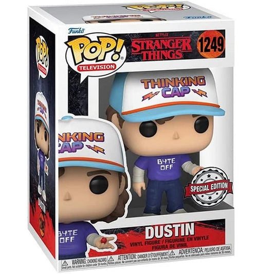 Funko Pop ! Television Netflix Stranger Things S4 - (1249) Dustin W/ Die Exm