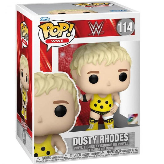 Funko Pop ! Wwe Wrestling - Dusty Rhodes (114) Vinyl Figure Da Collezione
