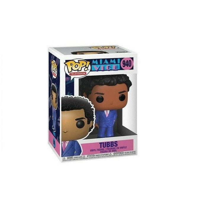 Funko Pop Movies Tubbs Miami Vice 940 Vinyl Action Figure Television Statuetta