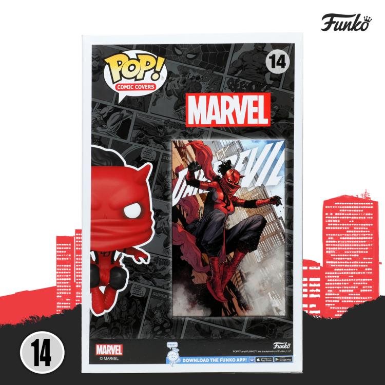Funko Pop ! Comic Cover Marvel Daredevil - (14) Elektra Vinyl Figure Dare Devil