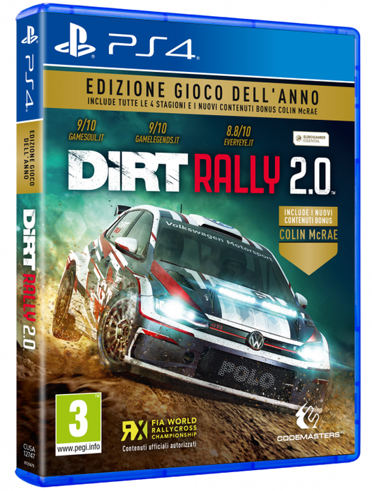 Dirt Rally 2.0 Goty Ps4 Gioco Italiano Edizione Gioco Dell'Anno Play Station 4
