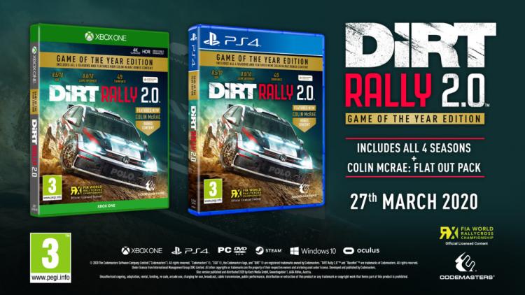 Dirt Rally 2.0 Goty Ps4 Gioco Italiano Edizione Gioco Dell'Anno Play Station 4