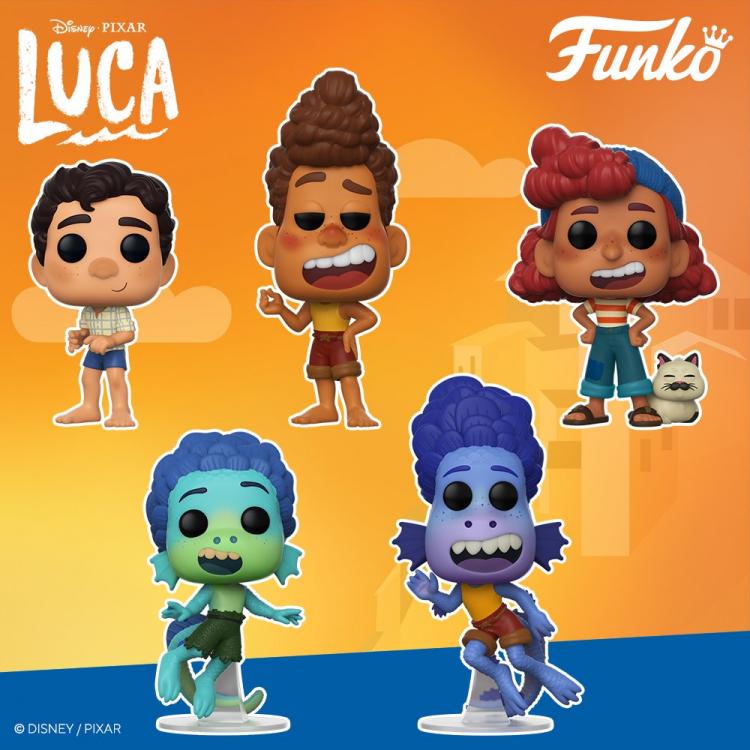 Funko Pop Disney Luca (1053) Luca Paguro Land Human Vinyl Figure Pixar Animation