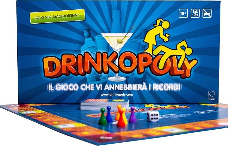 ASMODEE DRINKOPOLI GIOCO DA TAVOLO PER ADULTI 1-69 GIOCATORI 18+ PARTY ITALIANO