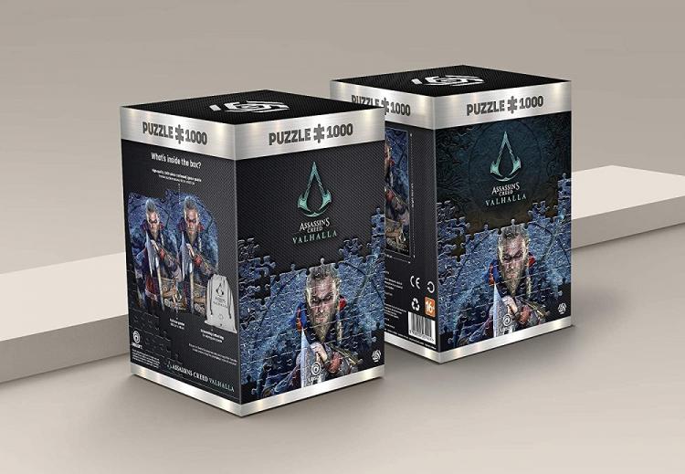 ASSASSIN'S CREED VALHALLA (MALE EIVOR) PUZZLE 1000 PEZZI CON POSTER BORSA REGALO