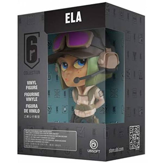 Rainbow Six S3 - Ela Action Figure Statua Da Collezione Chibi Ubisoft Gioco Ps4