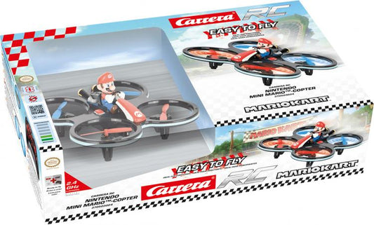CARRERA RADIOCOMANDATO ELICOTTERO SUPER MARIO MINI MARIO-COPTER NINTENDO