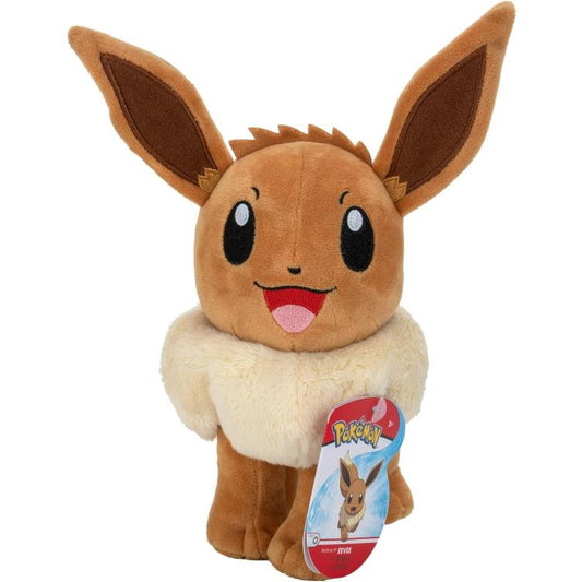 Pokémon - Peluche (Eevee) Da 20Cm Pupazzo Plush Con Dettagli Giocattoli Bambini