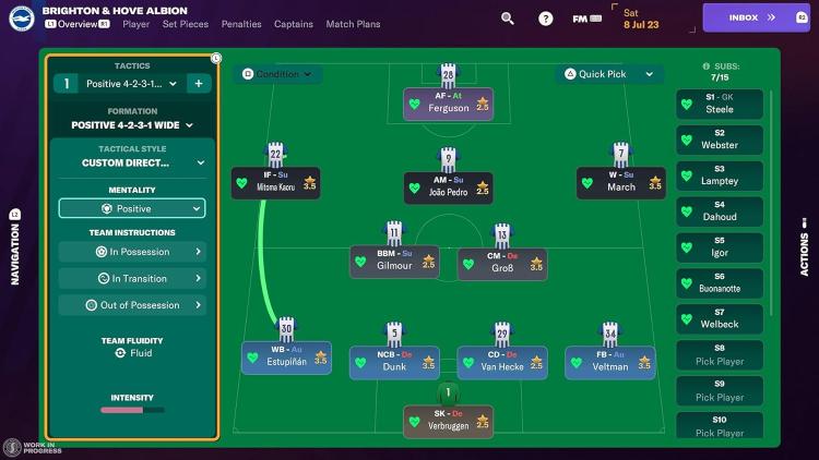 Football Manager 2024 Ps5 Videogioco Playstation 5 Eu Italiano Nuovo Sigillato