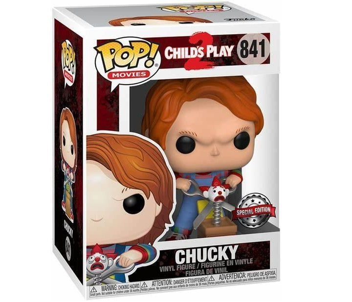 Funko Pop ! Movies Child'S Of Play 2 - (841) Chucky W/ Buddy Giant Scissors Exm
