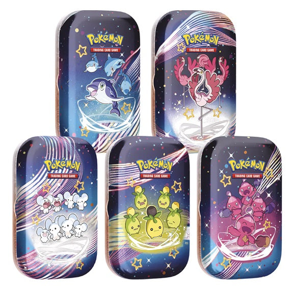 Pokemon Mini Tin: Destino Di Paldea Box Sigillato 10 Pz Gcc Card Game Tgc Nuovo