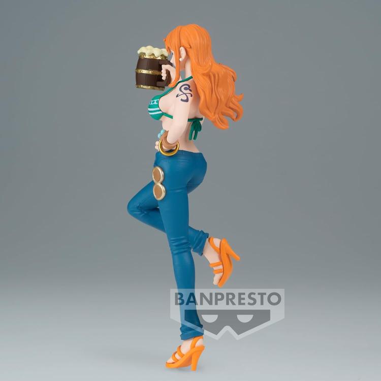 BANPRESTO ONE PIECE IT'S A BANQUET (NAMI) FIGURE PVC STAUTA DA COLLEZIONE BANDAI
