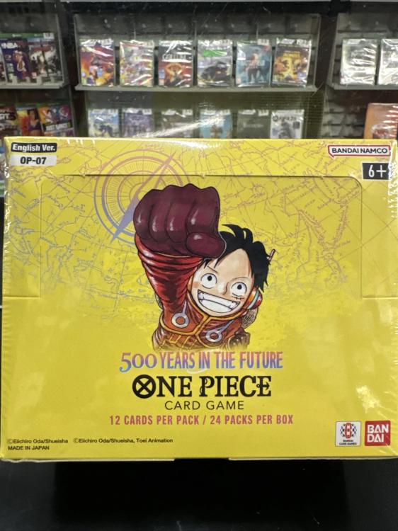 BANDAI ONE PIECE CARD GAMES FUTURE 500 YEARS LATER OP-07 BOX 24 BUSTINE CARTE EU