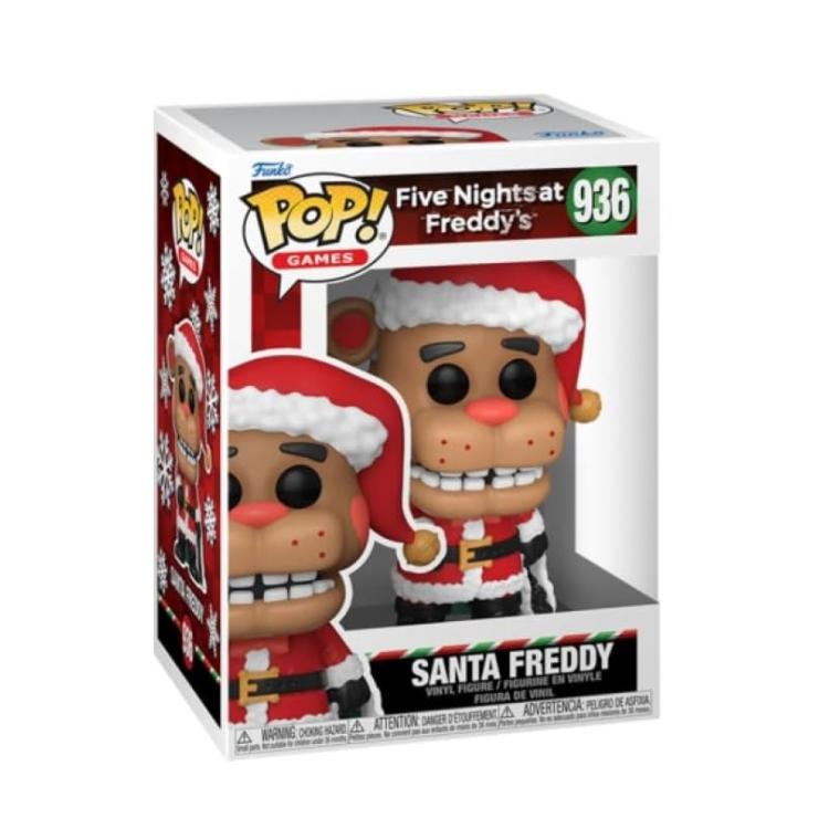Funko Pop ! Games - Five Nights At Freddy'S (936) Santa Freddy Statua Figure 9Cm