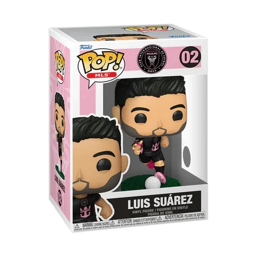 Funko Pop ! Mls - Miami (02) Luis Suarez Vinyl Figure 9Cm Collezione