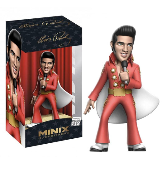 Minix - Elvis Presley Red Suit (Music 112) Figure 12Cm Statua Live Collezione
