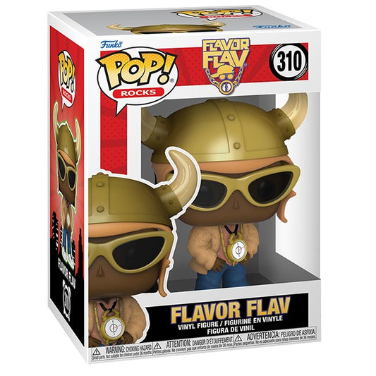 Funko Pop ! Rocks - Flavor Flav (310) Music Vinyl Figure Rapper Actor U.S.A.