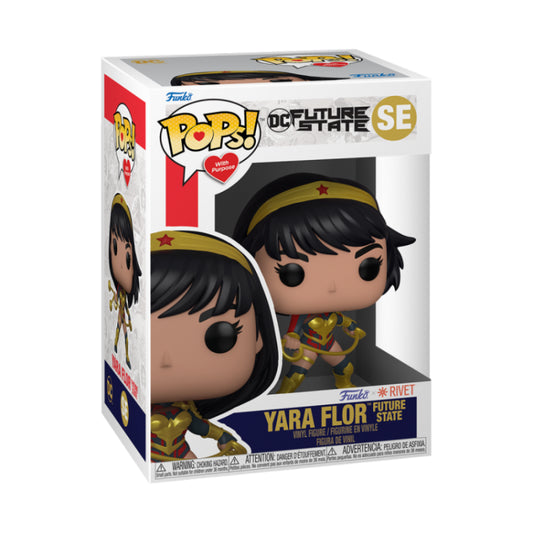 Funko Pops ! With Purpose Dc Future State - Yara Flor (Se) Rivet Vinyl Figure